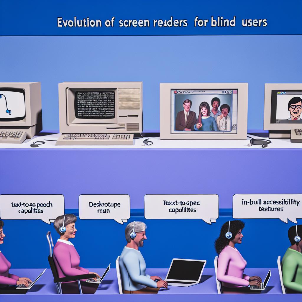The Evolution of Screen Readers for Blind Users