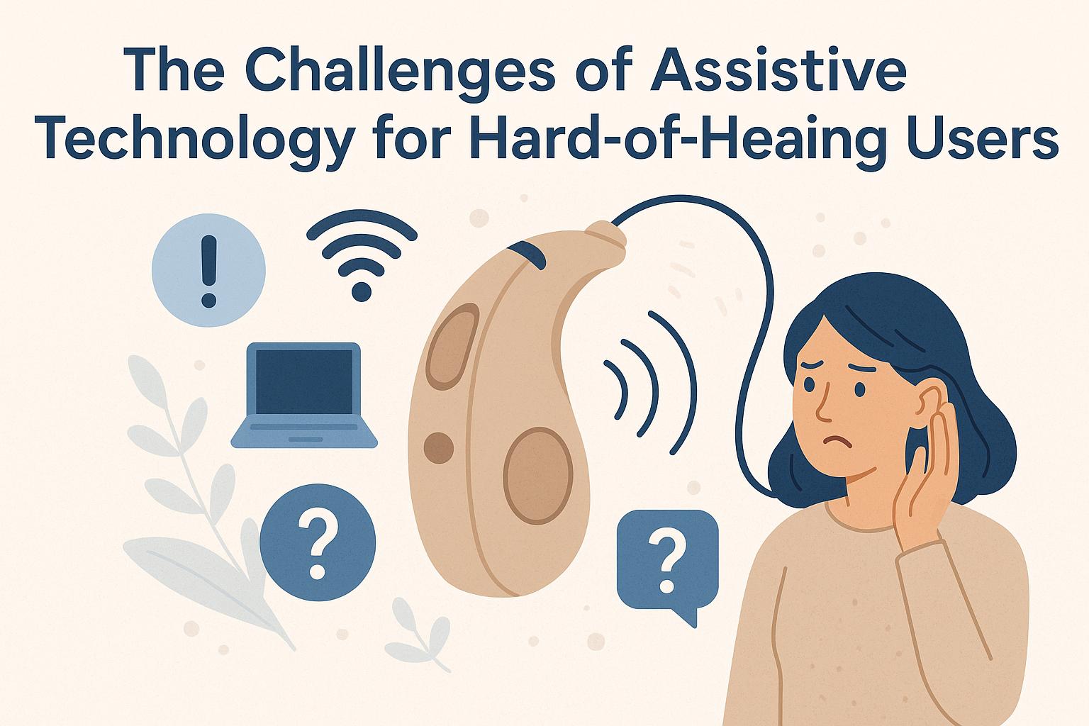 The Challenges of Assistive Technology for Hard-of-Hearing Users