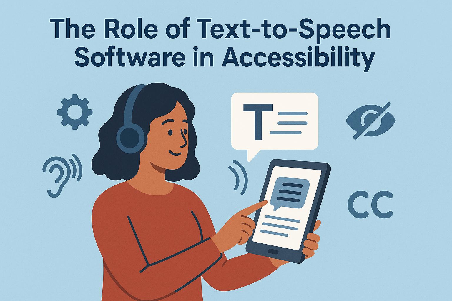 The Role of Text-to-Speech Software in Accessibility